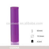 lip balm manufacturer CG004A custom colors plastic lip balm tube