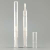 1.5ml 2ml 4ml Empty Clear Leak Proof Cosmetic Custom Cuticle Oil Pen With Different Brush Heads