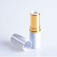 2019 OEM white and gold empty lipstick tube packaging container for custom logo