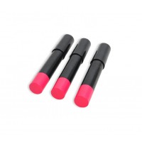 10ml 20ml pink & black pe plastic cosmetic luxury empty lipstick pencil packaging lipstick tube container