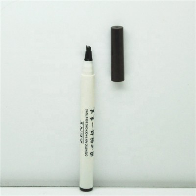 Empty Eyebrow pen four tip brow liquid water eyebrow pen half permanent eyebrow pencil container